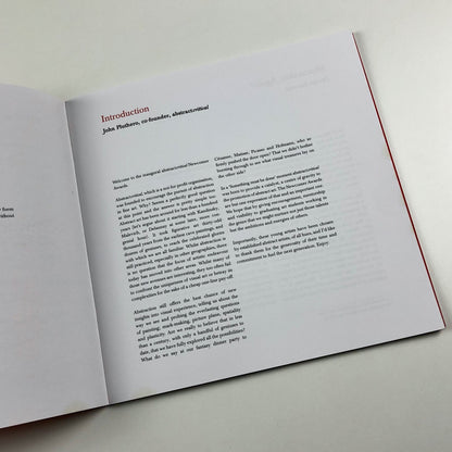 Abstract Critical for Abstract Art – Newcomer Awards 2012 catalogue