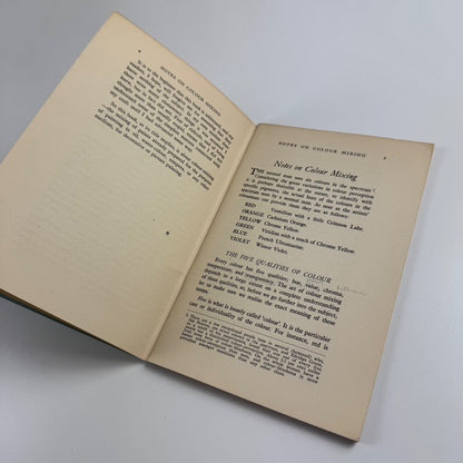 Notes on Colour Mixing by Hesketh Hubbard. Winsor & Newton, 1st edition 1947