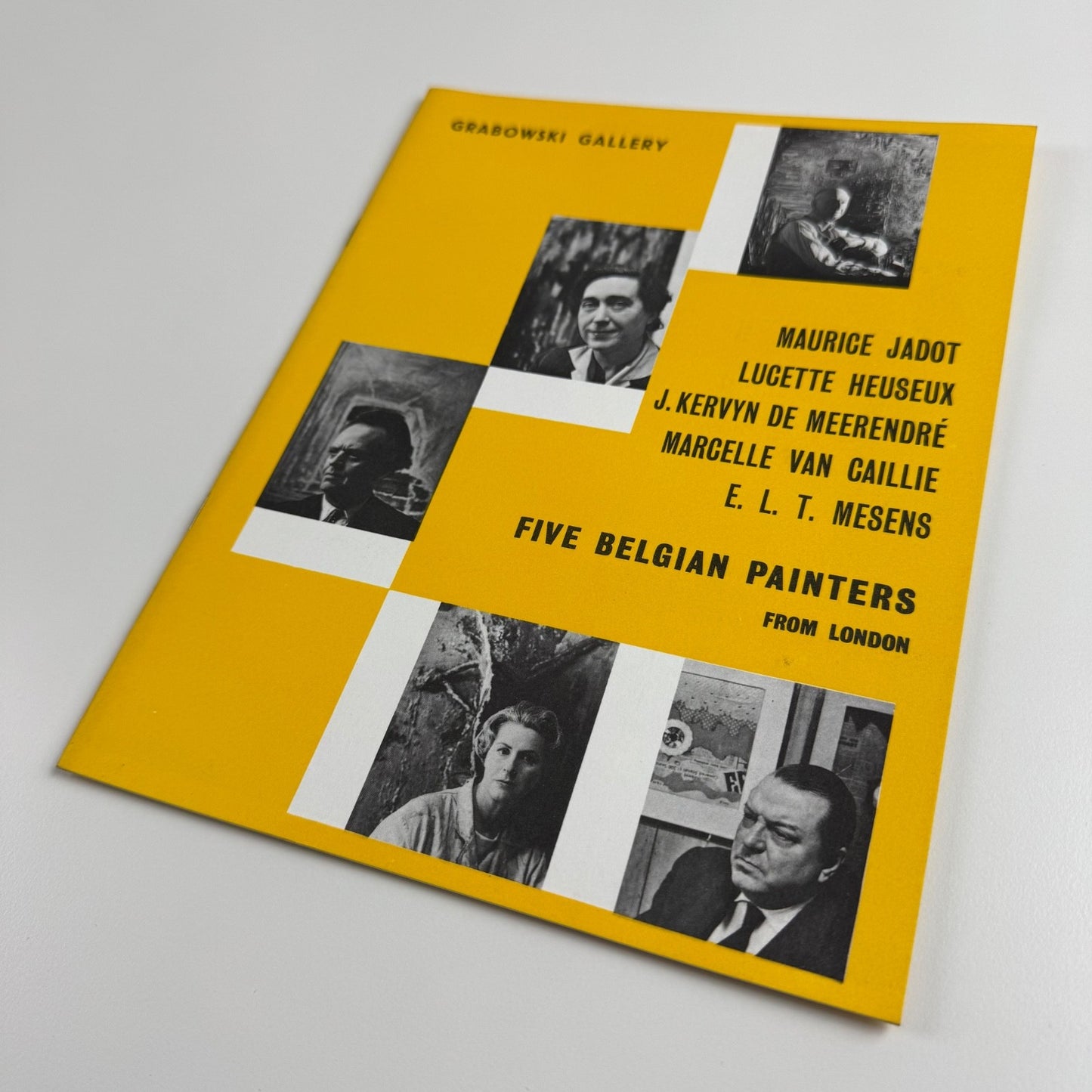 Five Belgian Painters from London | Maurice Jadot, Lucette Heureux, J. Kelvin de Meerendré, Marcelle van Caillie, E.L.T. Mesens | Grabowski Gallery 1961