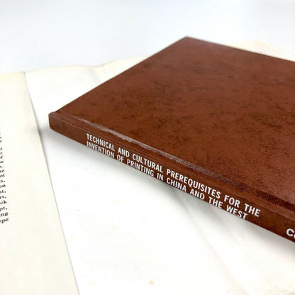 Prerequisites for the Invention of Printing in China and the West | Constance R Miller, 1983