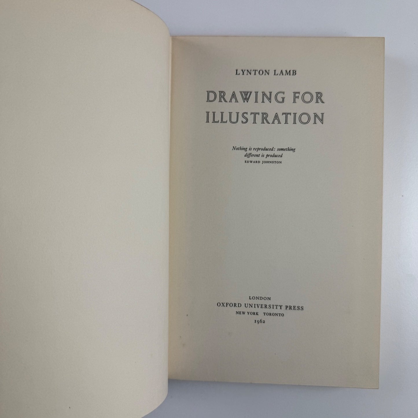 Drawing for Illustration by Lynton Lamb | Oxford University Press, 1962
