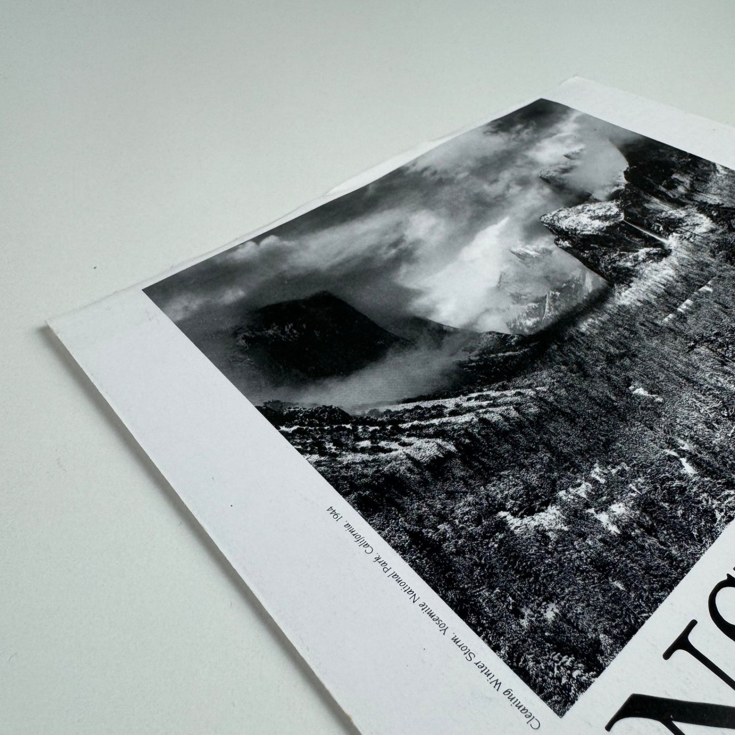 Leaflet for the exhibition Ansel Adams at The Barbican 1987