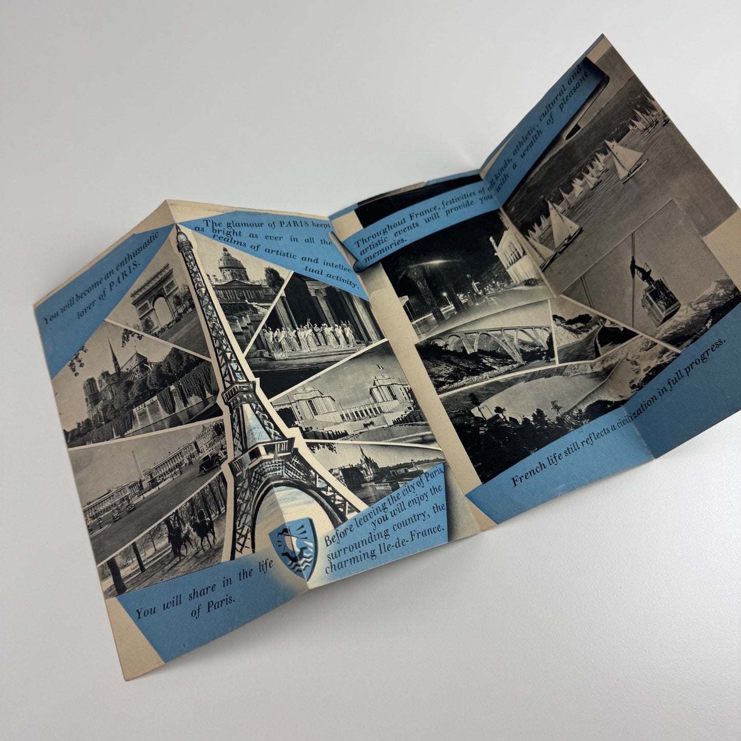 Ephemera x 2 leaflets Grand Hotel Thiers and general France travel mid 20C
