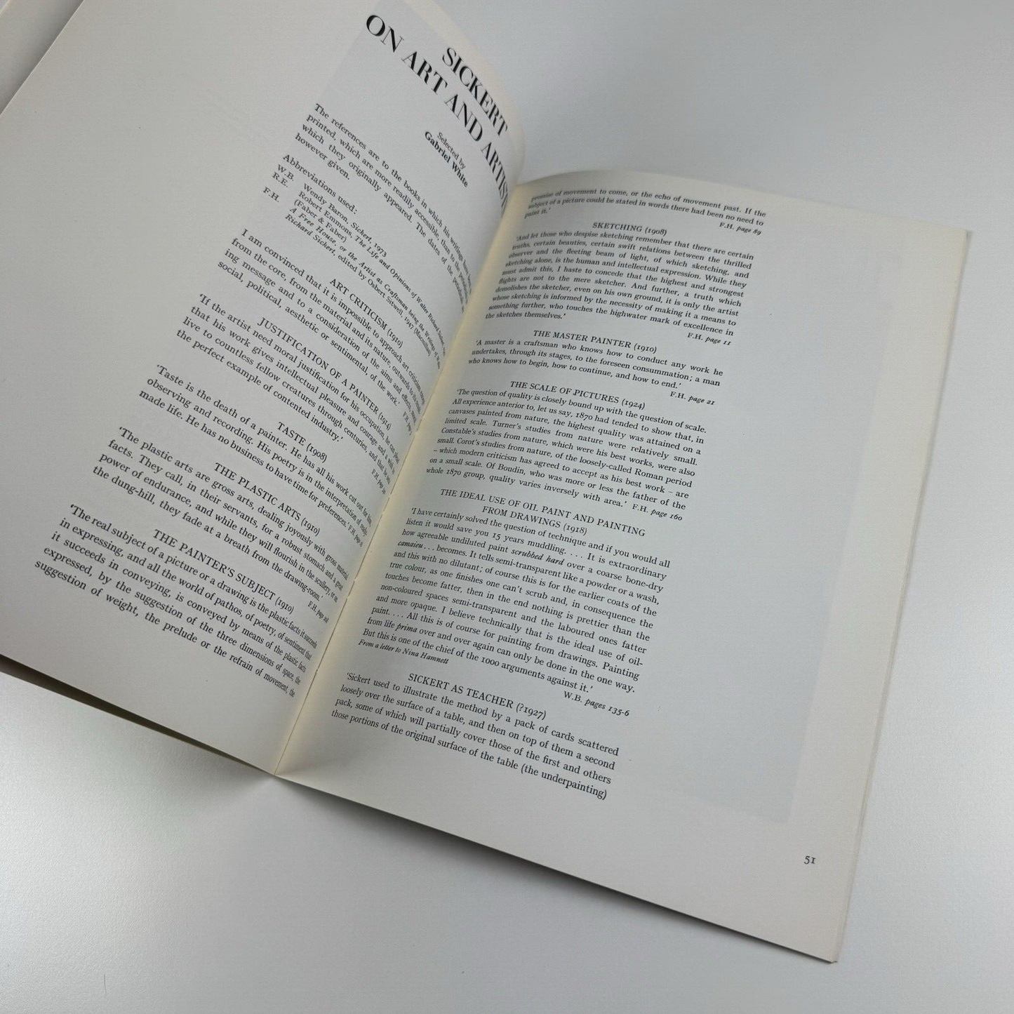 Paintings, drawings and prints of Walter Richard Sickert | Arts Council catalogue, 1977/8