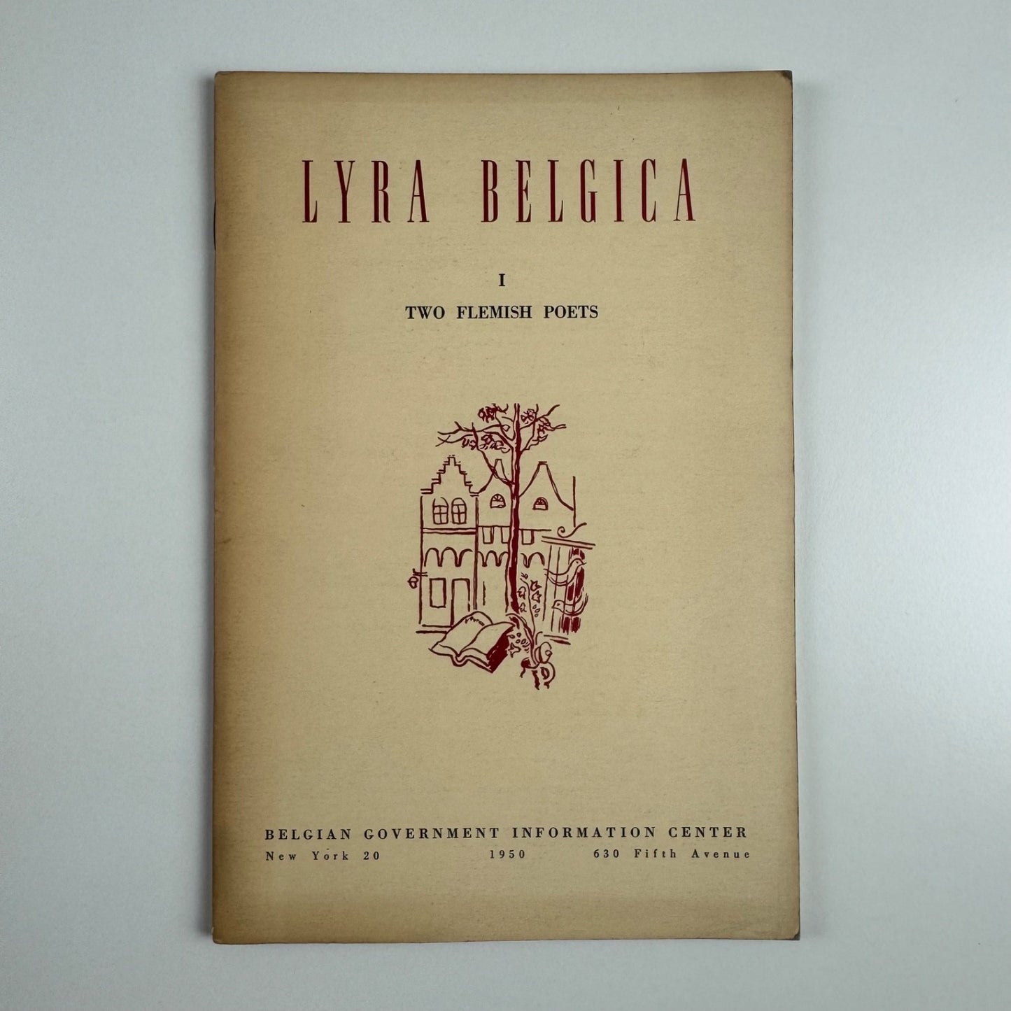 Lyra Belgica I. Two Flemish Poets. Guido Gezelle and Karel van de Woestijne | Belgian Government Information Center, New York, 1950