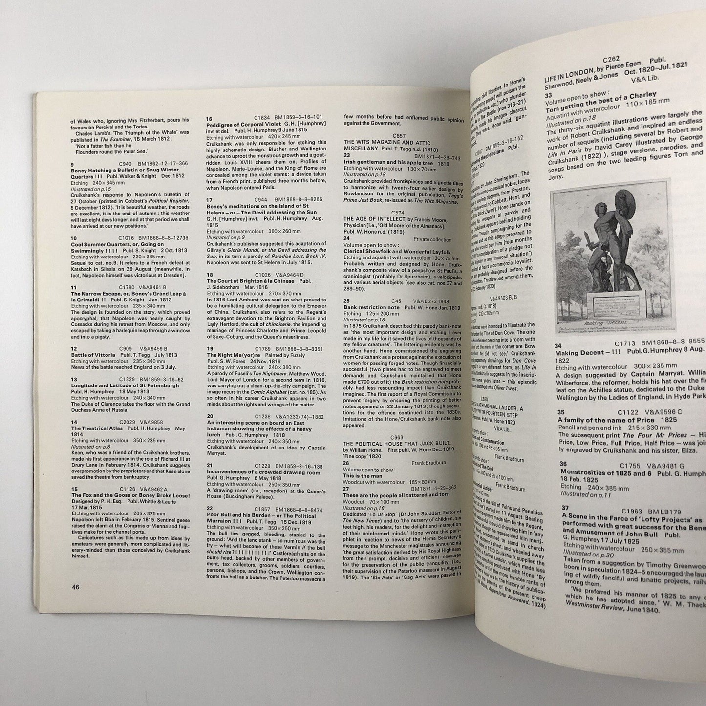 George Cruickshank | Arts Council travelling exhibition | 1974 catalogue