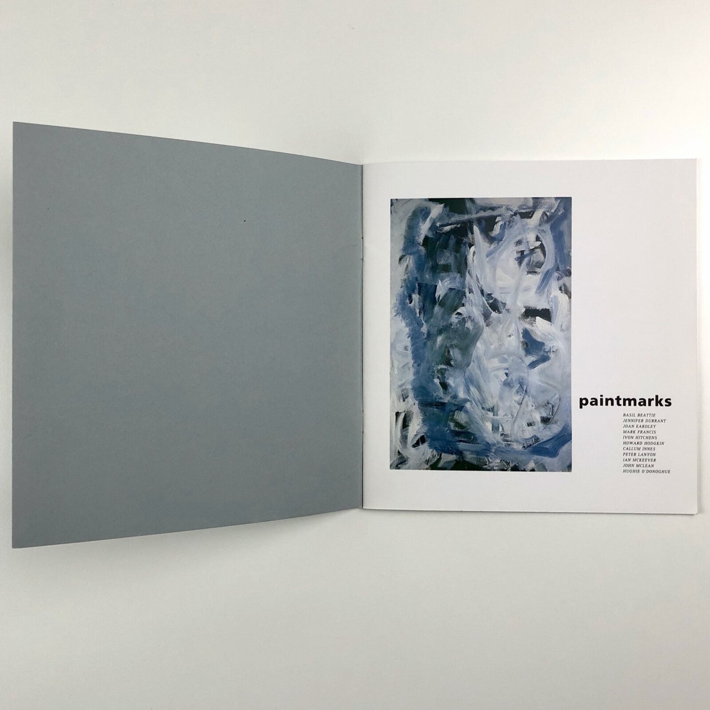 Paintmarks | Kettle's Yard 1994 Cambridge | Richard Attenborough signature