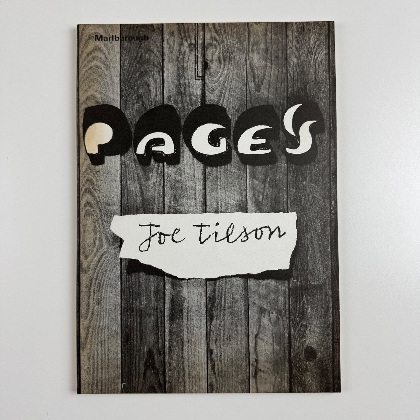 Joe Tilson Pages | Marlborough Fine Art, 1970 cat.269 typography Gordon House