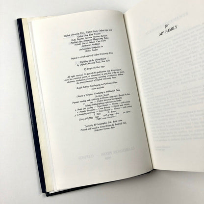Popular Reading and Publishing in Britain 1914-1950 by Joseph McAleer | Clarendon Press | Oxford Historical Monographs, 1992