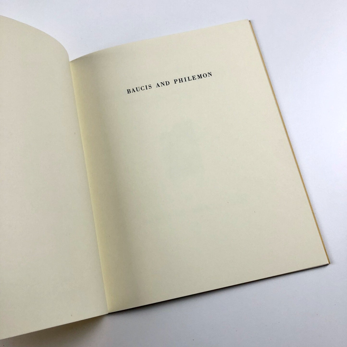 Baucis and Philemon by Jonathan Swift | Engravings and printed by Simon King, 1983