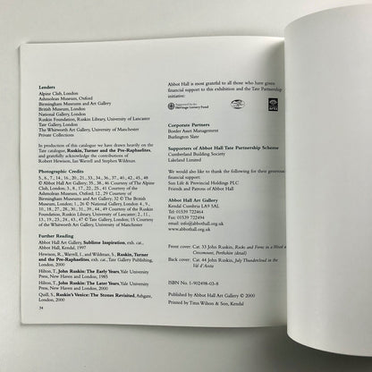 Ruskin and the Light of Nature | Abbot Hall Art Gallery catalogue, 2000