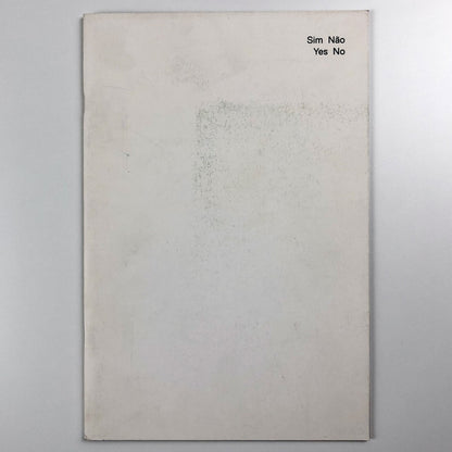 Sim Não – Yes No | Auditório da Fundação de Serralves, 2007 Manuel Castro Caldas