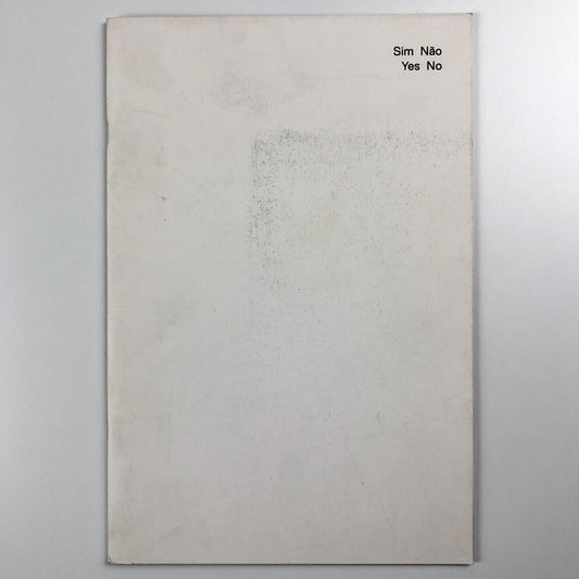 Sim Não – Yes No | Auditório da Fundação de Serralves, 2007 Manuel Castro Caldas