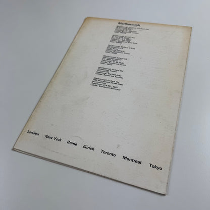 Joachim Boske, Terry Illott, Richard O’Connell, Guillermo Roux | Marlborough 1973