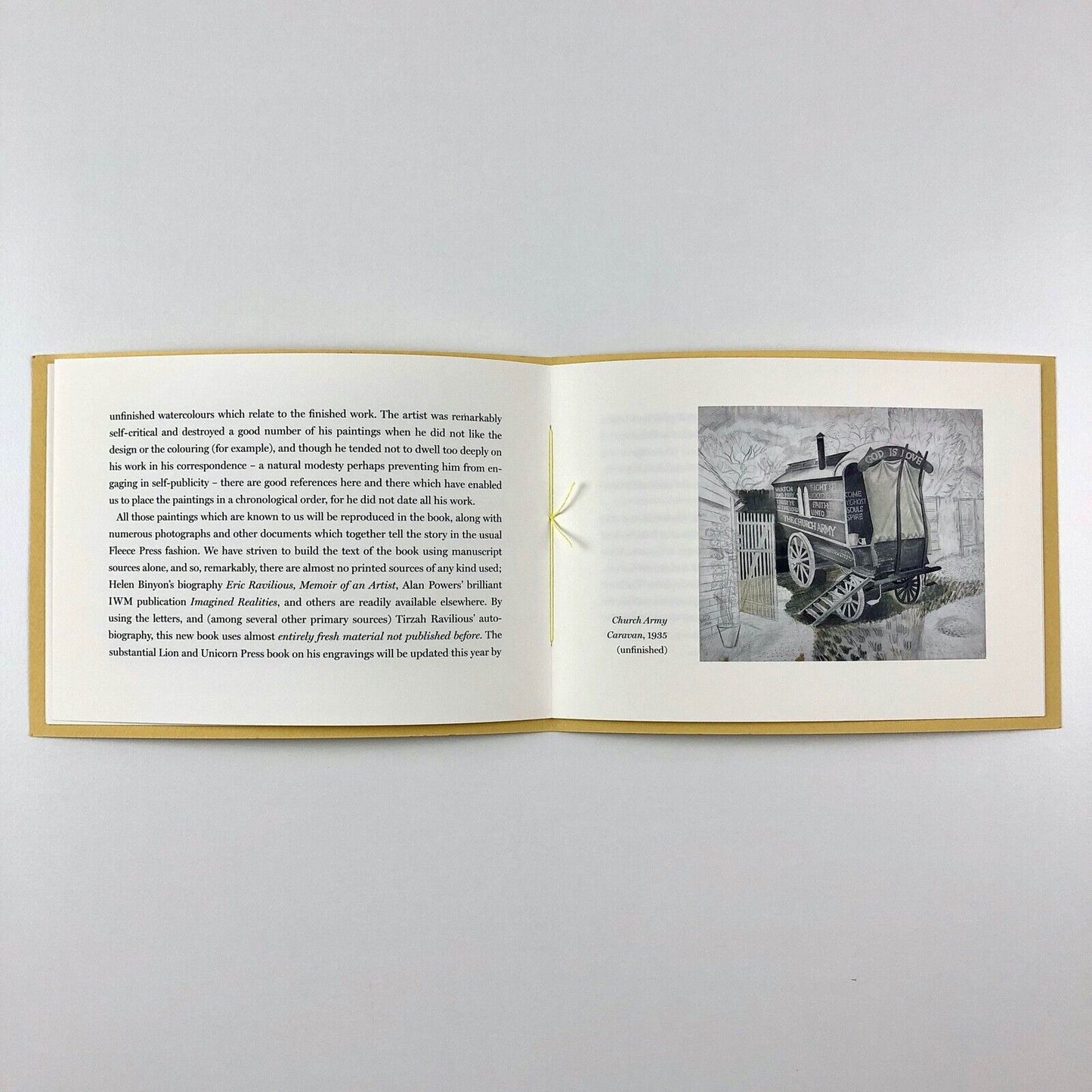 Eric Ravilious – a new Fleece Press book promotional booklet, 2008