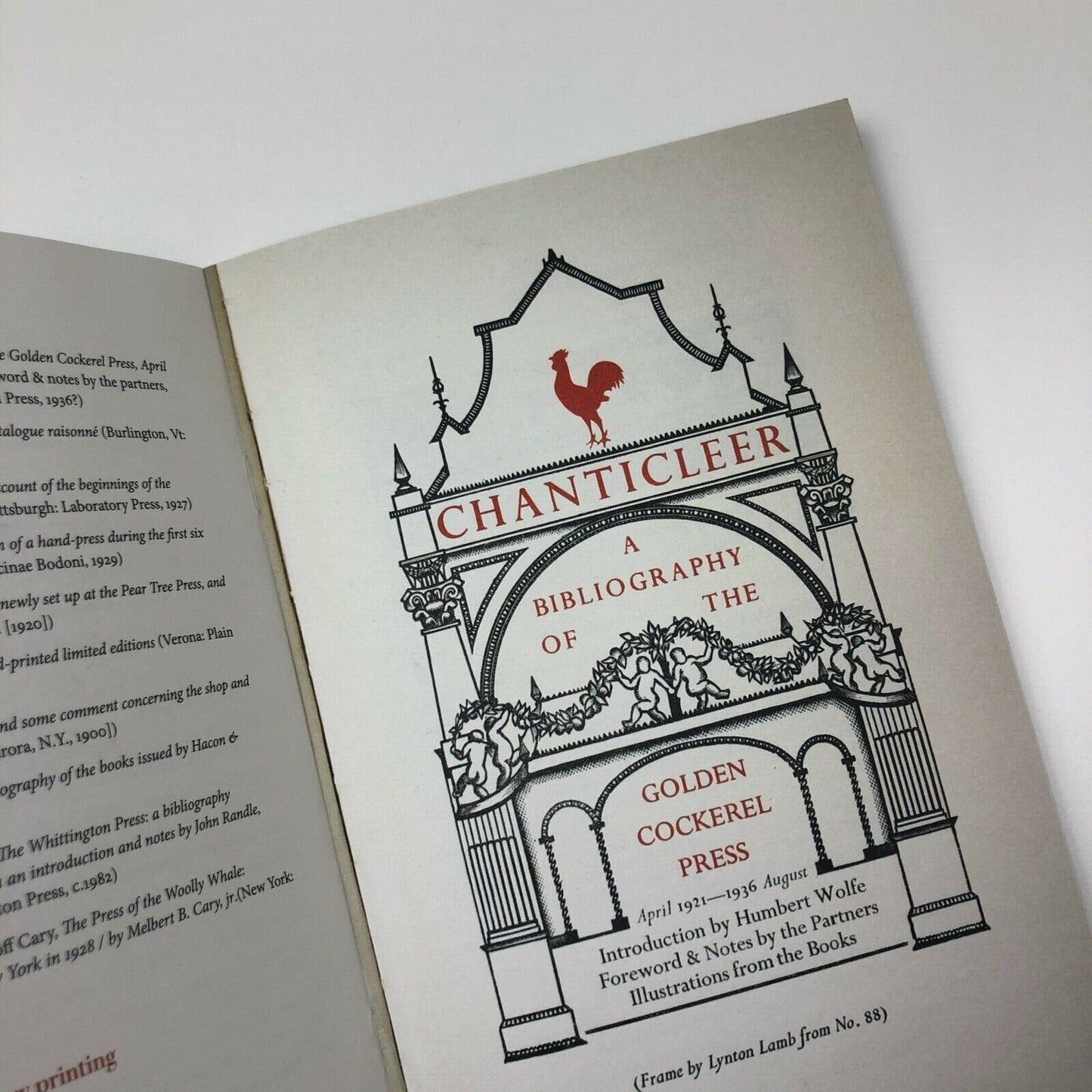 Programme for the special reception and display arranged jointly by the Victoria and Albert Museum's Word & Image Department, the Wynkyn de Worde Society and the Edward Johnston Foundation held at the V&A, 13 April 2005 | intro Dr Rowan Watson