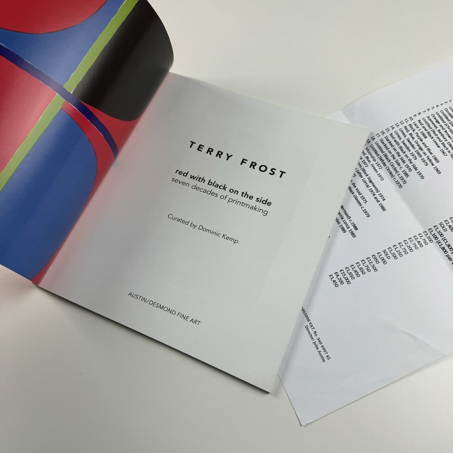 Terry Frost – Red with black on the side | Austin/Desmond Fine Art catalogue, 2022