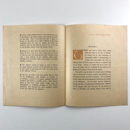 Prospectus for Nala & Damayanti by Norman M. Penzer | A.M. Philpot Ltd | Undated, presumed to be c.1926