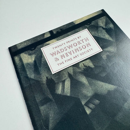 Leaflet for Twenty prints by Wadsworth & Nevinson | The Fine Art Society, undated