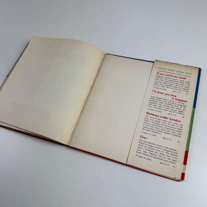 How the First Men Lived by Marie Neurath and J.A. Lauwerys. Max Parrish, London, 1951 Isotype Institute