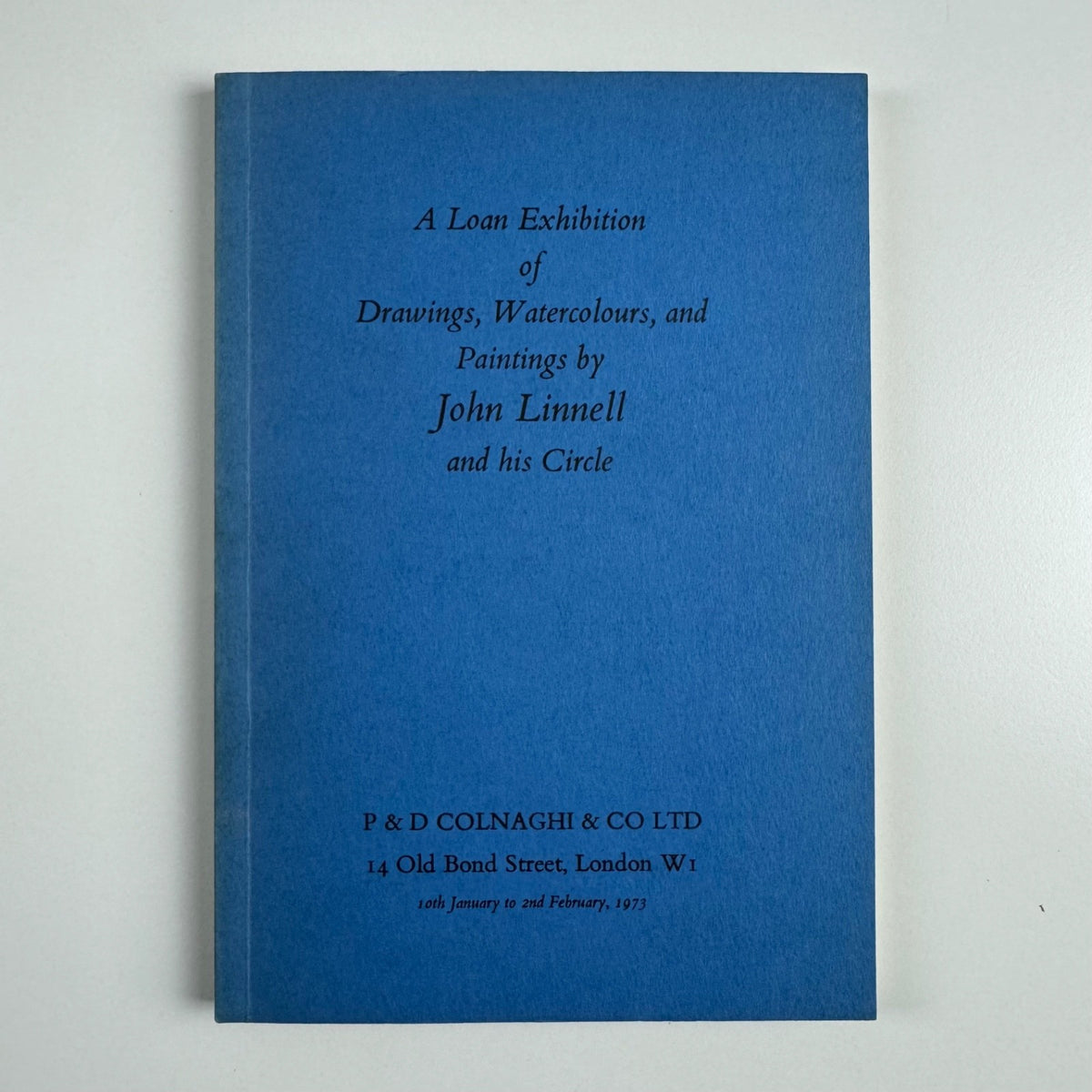 Drawings, Watercolours, and Paintings John Linnell and his Circle | Colnaghi 1973