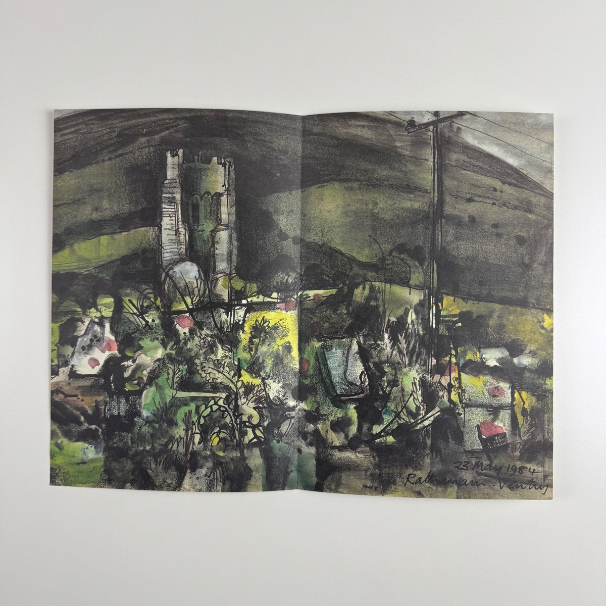 Prospectus for The Sketchbooks of Rigby Graham essay by Dr Malcolm Yorke Artists' Choice Editions, Oxford, 2004