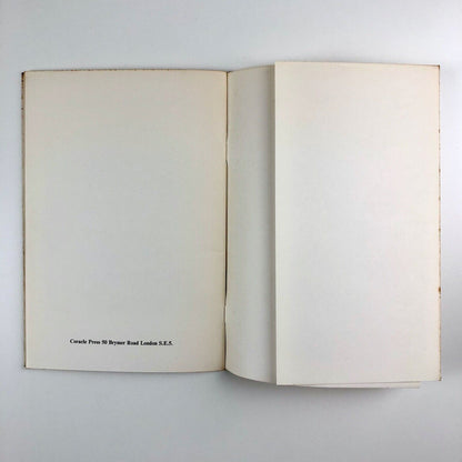 Transit of Venus by David Willetts | Coracle Press, 1975 | signed and numbered