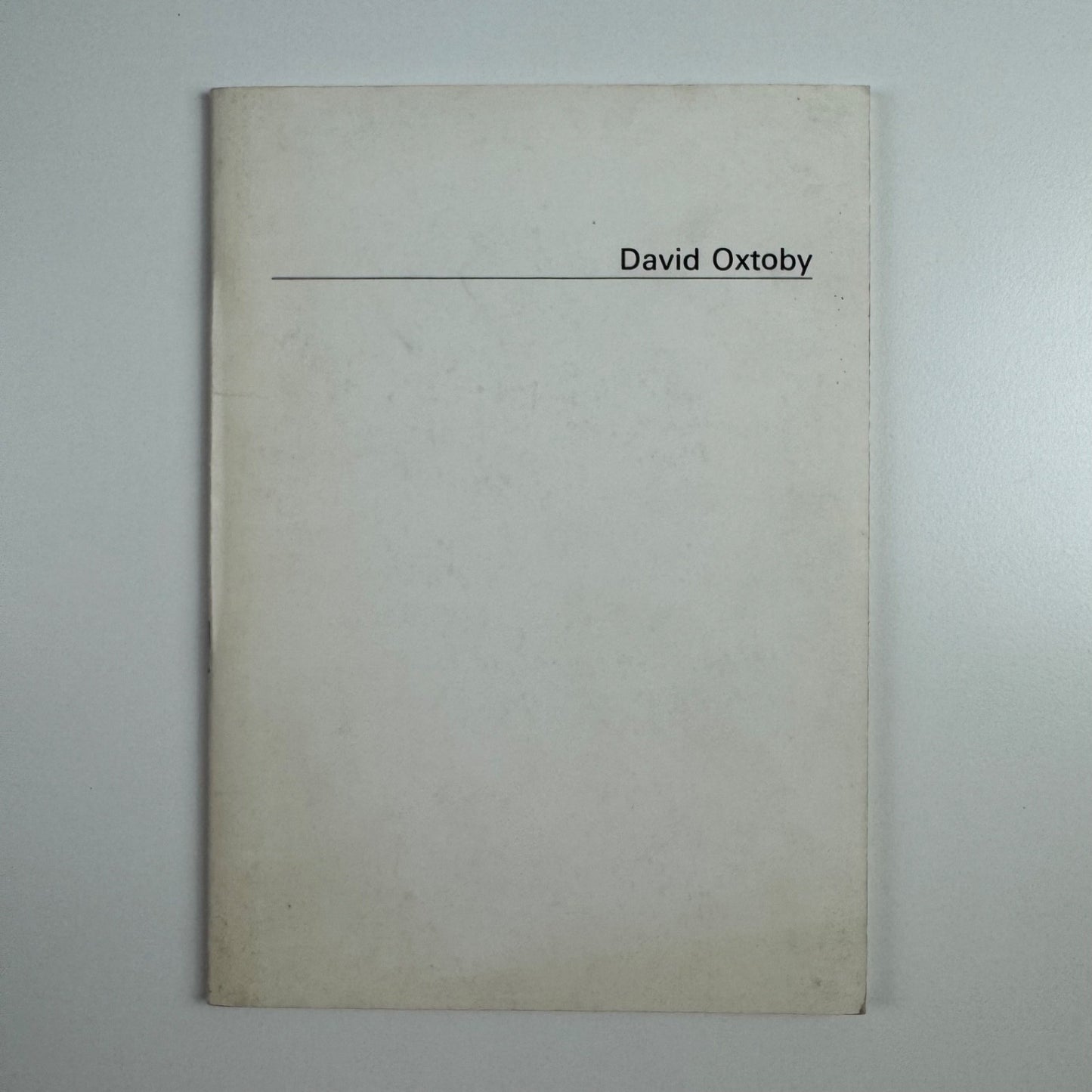 David Oxtoby | Alexander Postan Fine Art, London, 1974-75