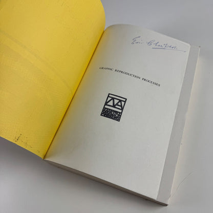 Graphic Reproduction Processes Eric Chambers | Government printer Nigeria 1988 signed