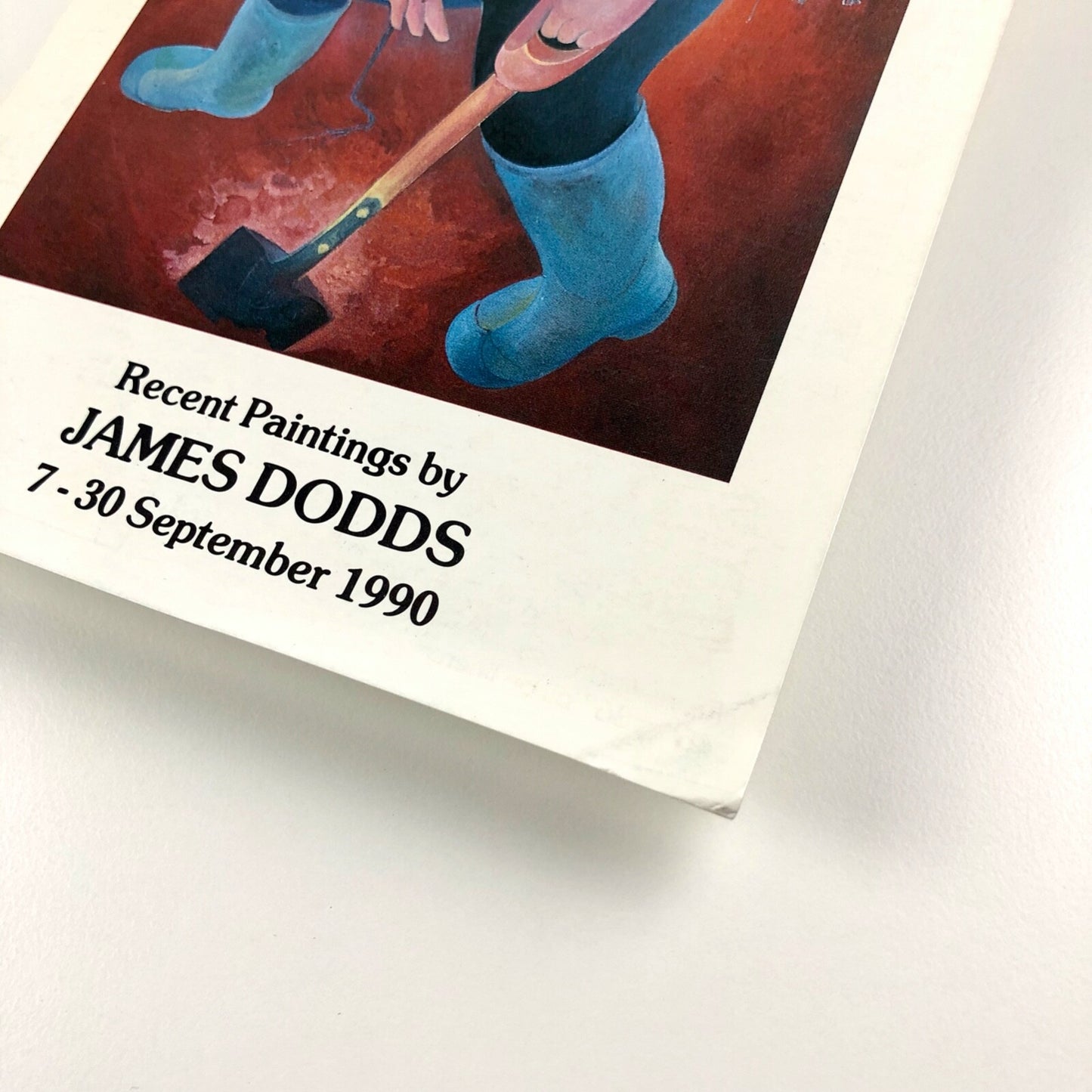 Recent Paintings by James Dodds Chappel Galleries | Private view invitation 1990