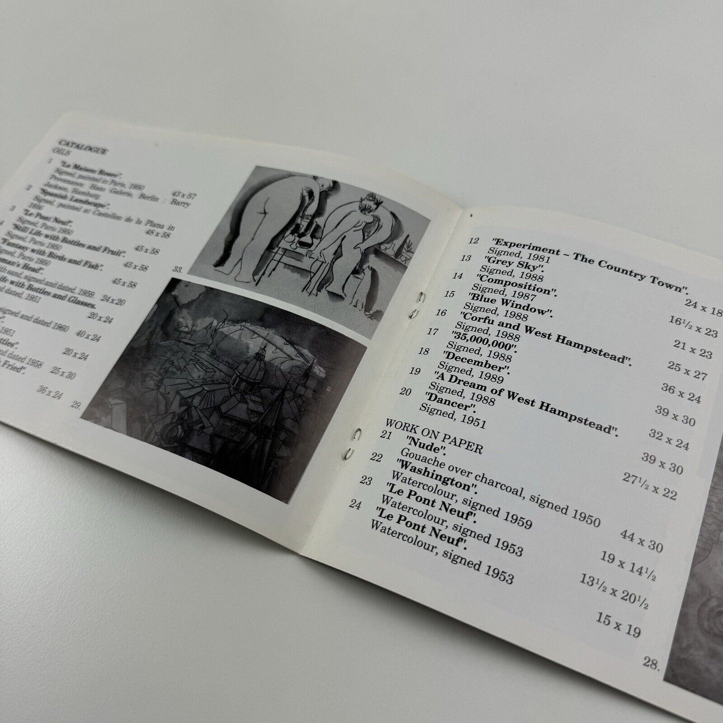 Walter Nessler Through the Years – 1940s to 1990 | John Denham Gallery booklet, 1990