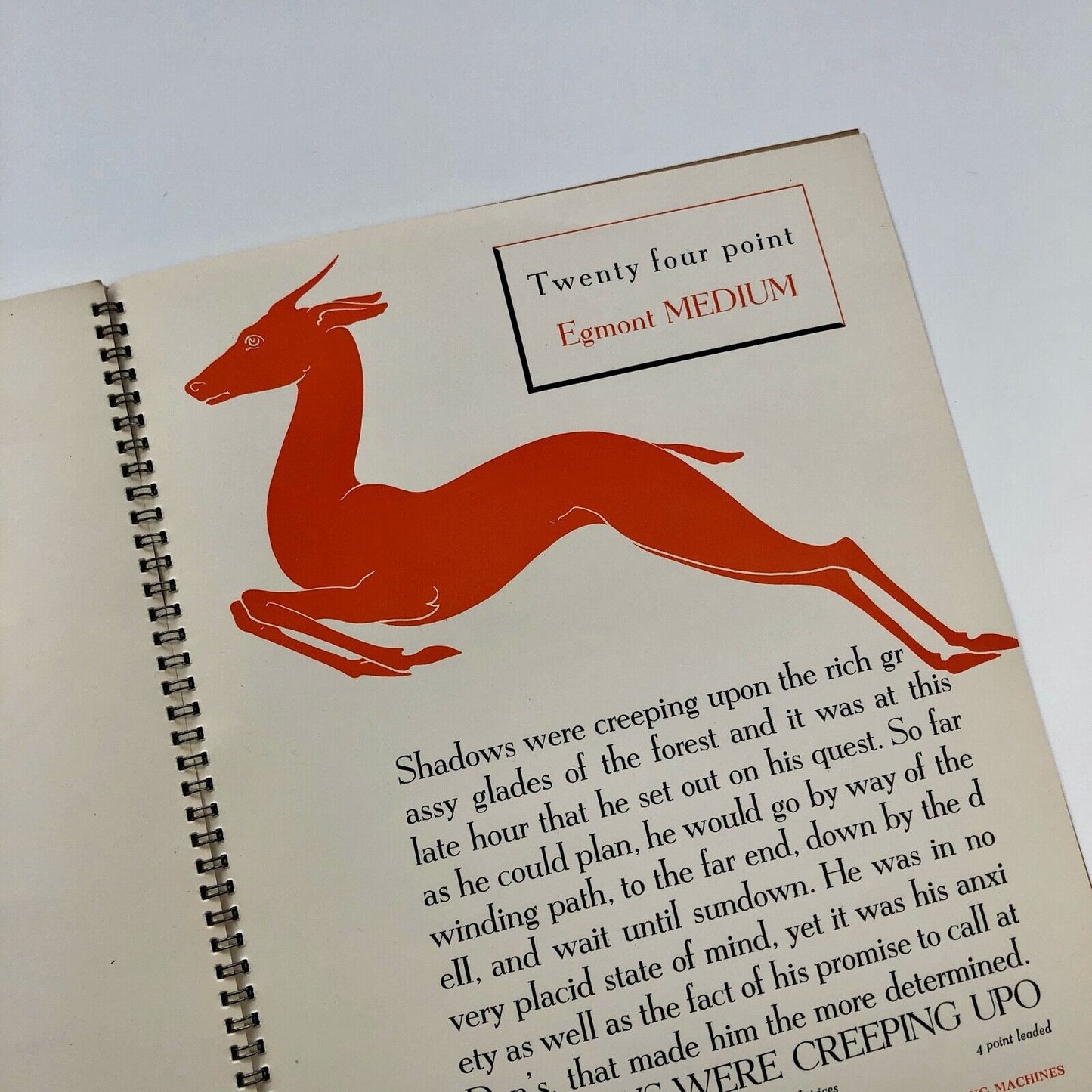 Egmont Light and Medium | Type specimen booklet Intertype, Slough | Sjoerd Hendrik de Roos