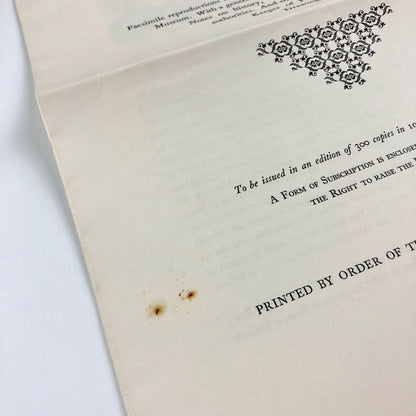 Prospectus for John White’s Drawings of Virginia A.M. Hind British Museum 1938