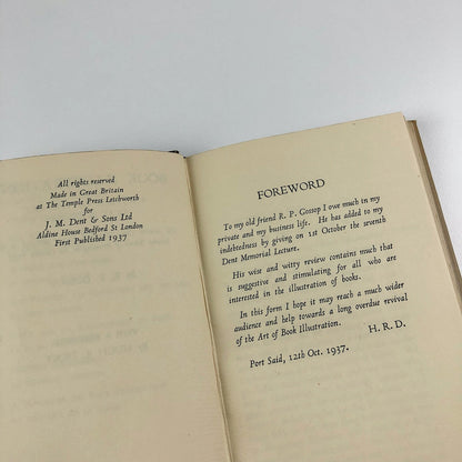 Book Illustration. A Review of the Art as it is to-day by G.P. Gossop | J.M. Dent & Son Ltd, 1937