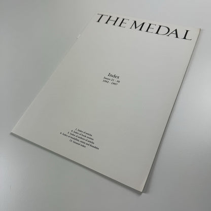 The Medal Index 1992-1997. Issues 21-30 | BAMS British Art Medal Society