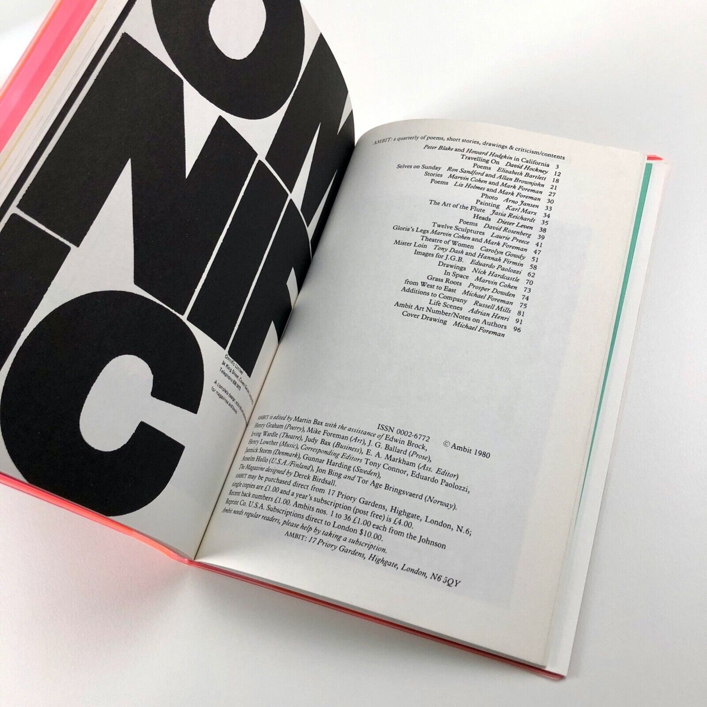 The Jet Age Compendium Paolozzi at Ambit | Four Corners Books, 2010