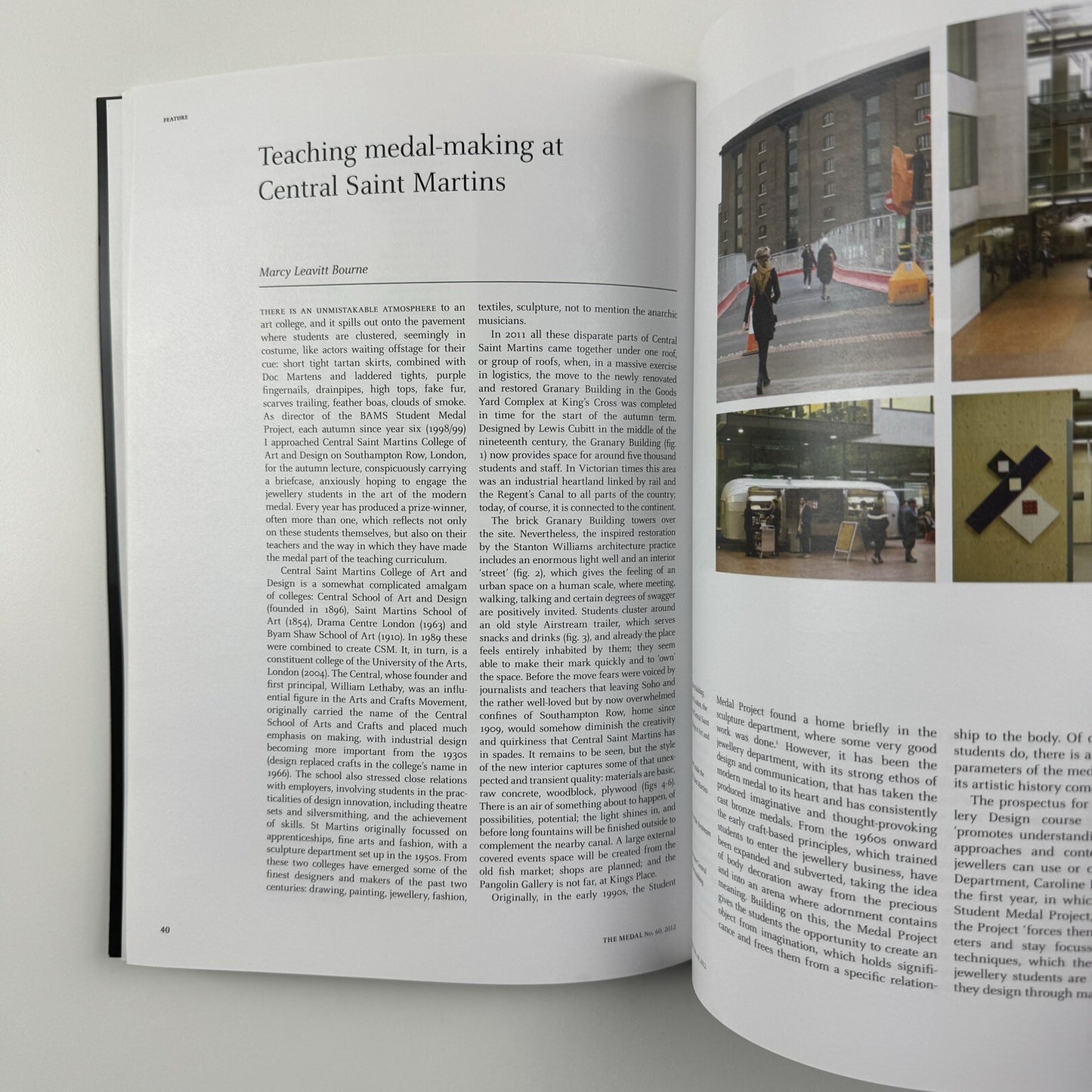 The Medal. British Art Medal Society BAMS journal. Issue No. 60, Spring 2012