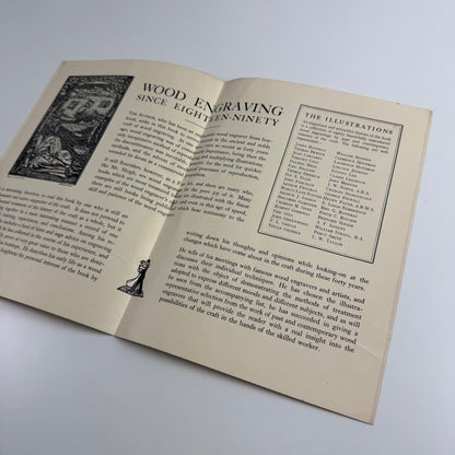 Prospectus Wood Engraving since eighteen-ninety by Bernard Sleigh | Sir Isaac Pitman c1932