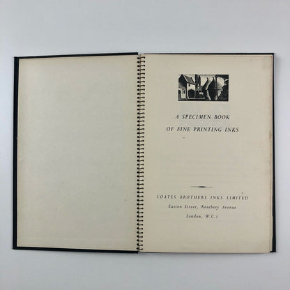 Black Inks by Coates | A Specimen Book of Fine Printing Inks, 1950s?