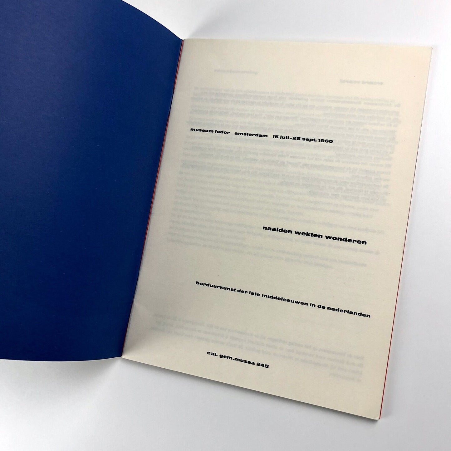 Naalden Wekten Wonderen | Museum Fodor catalogue | Cat. no. 245, 1960