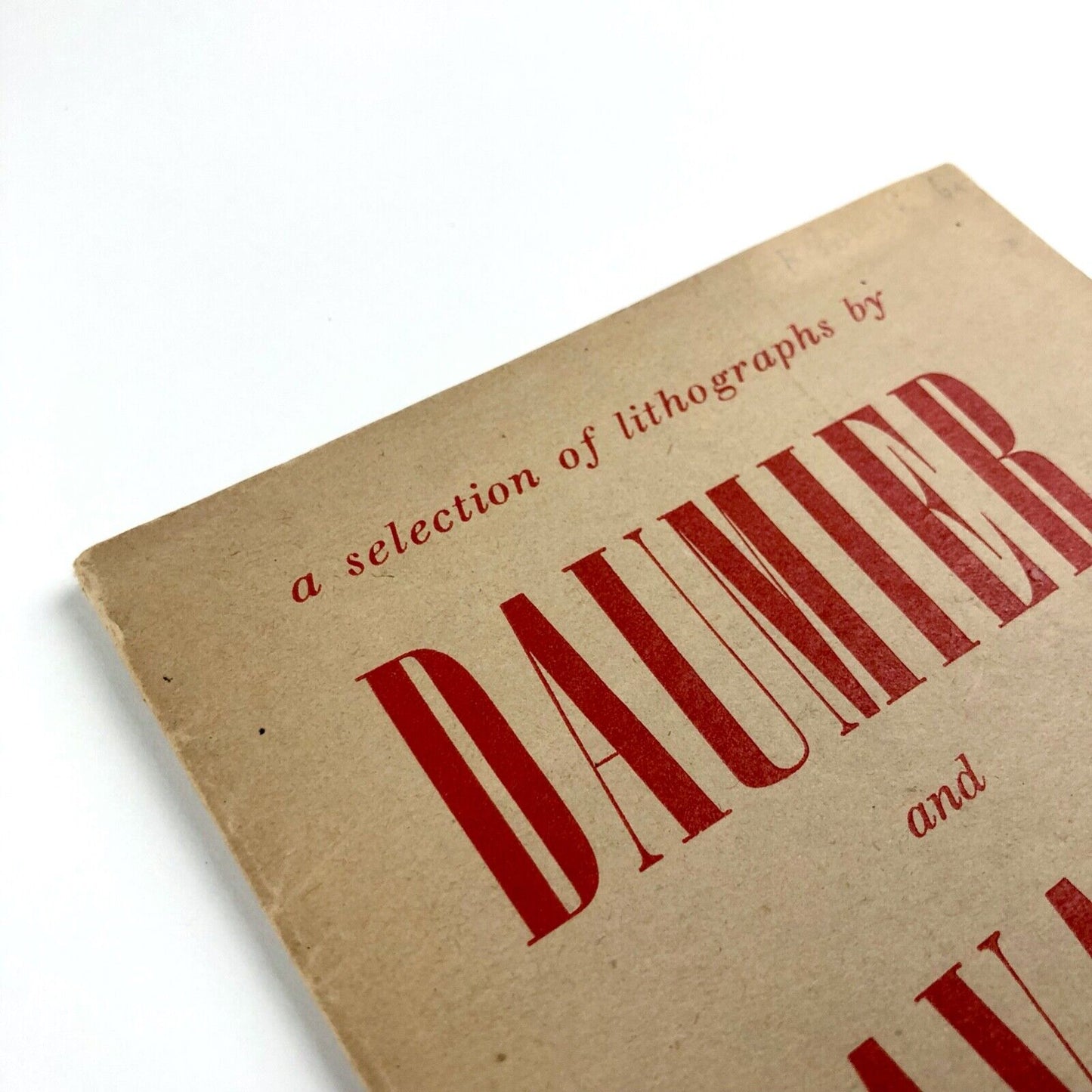 A selection of lithographs by Daumier and Gavarni | Arts Council catalogue booklet, 1946