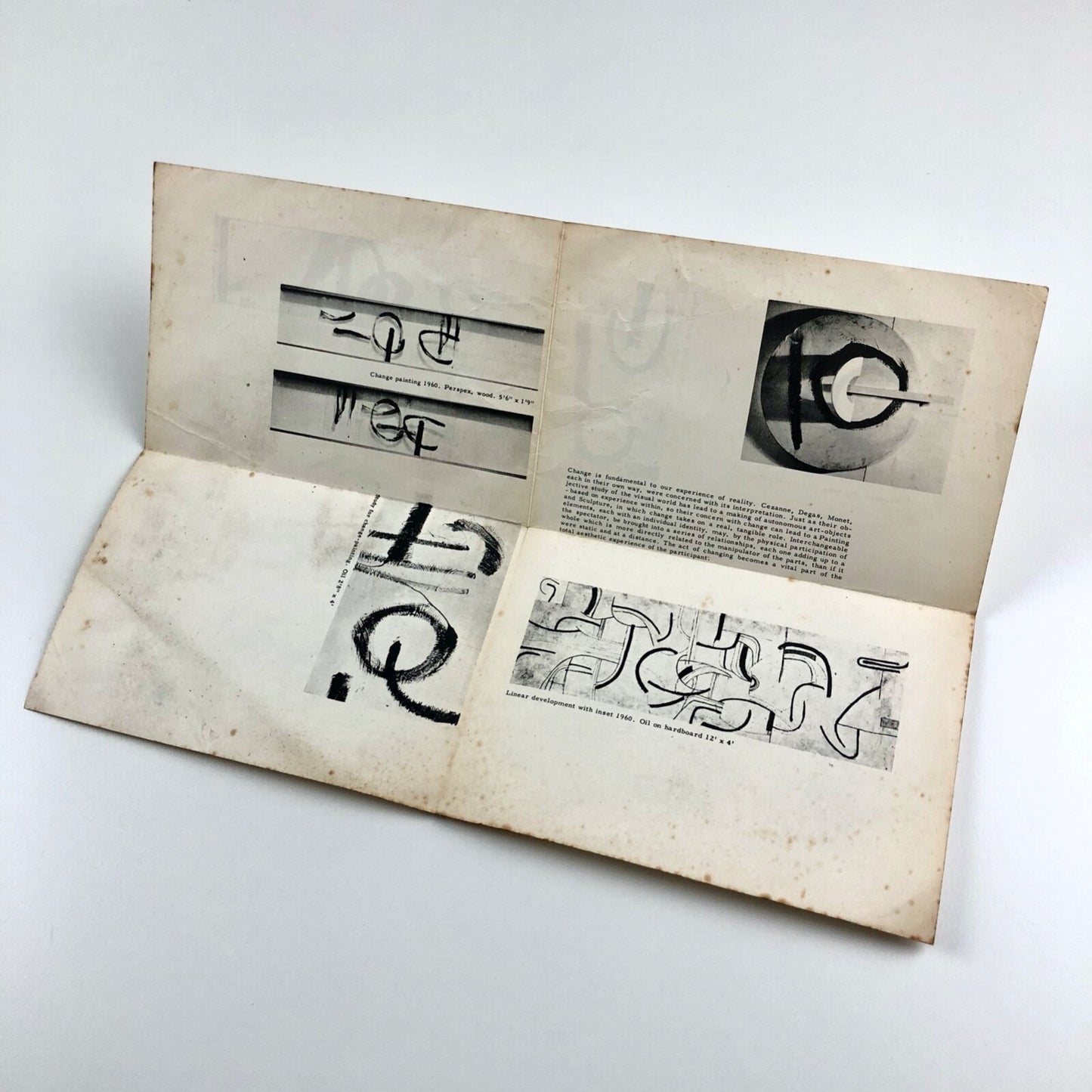 Roy Ascott: Change – Paintings and Reliefs | Presumed exhibition c.1959/early 60s
