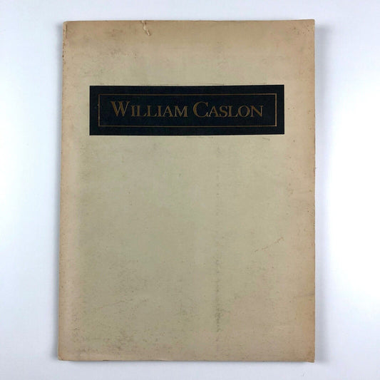 William Caslon 1766–1966 | Wynkyn de Worde | Portfolio with nine inserts, 1966