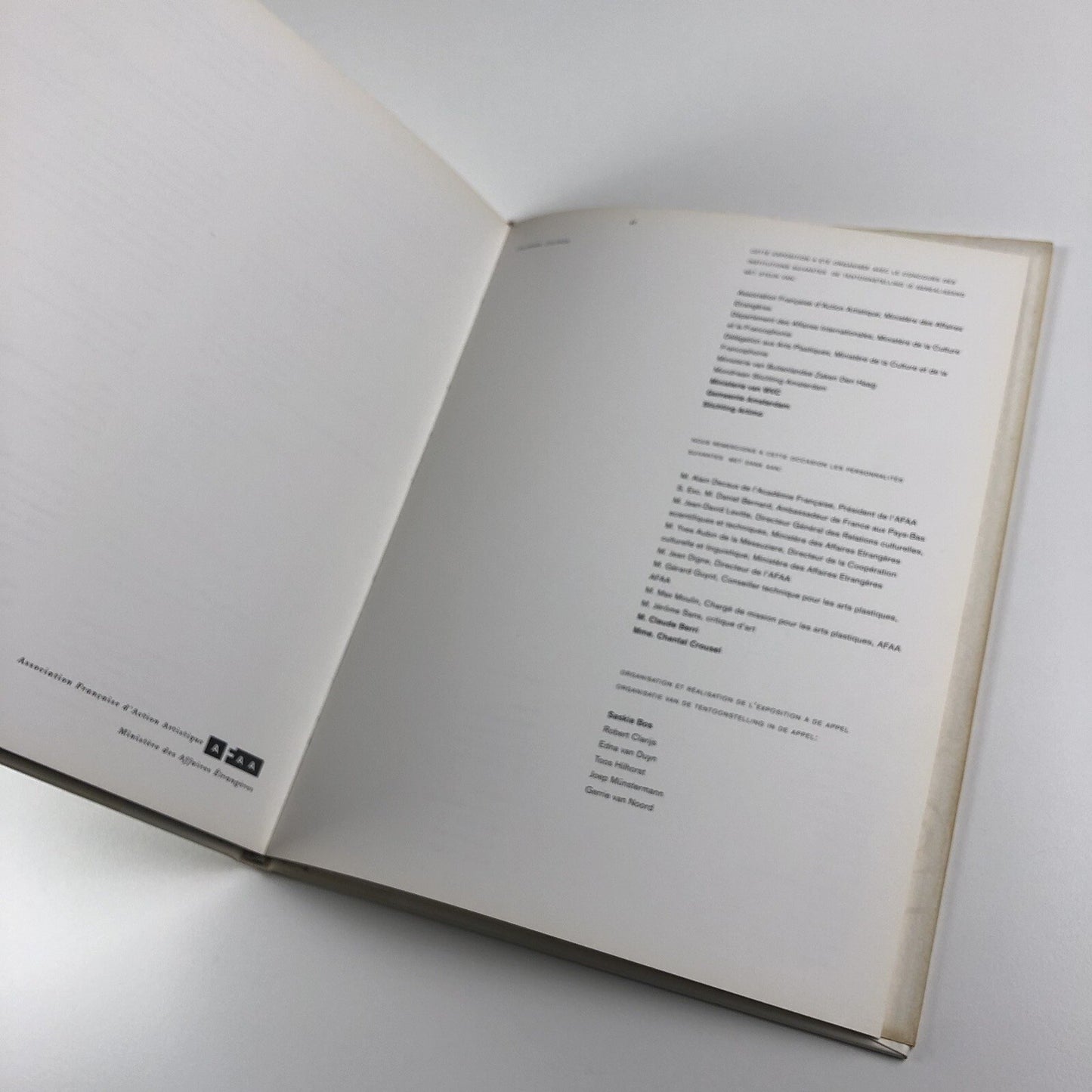 Absalon | De Appel, Amsterdam & Carre d'art Nimes exhibition catalogue, 1994