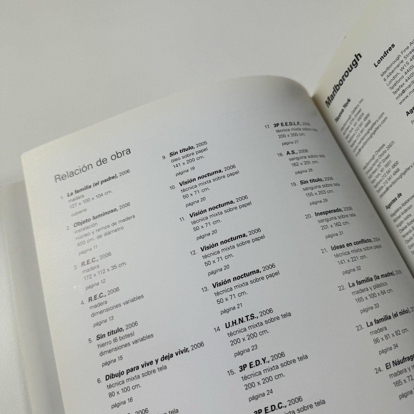 Kcho. Retrasando lo inevitable | Marlborough Madrid catalogue, 2007