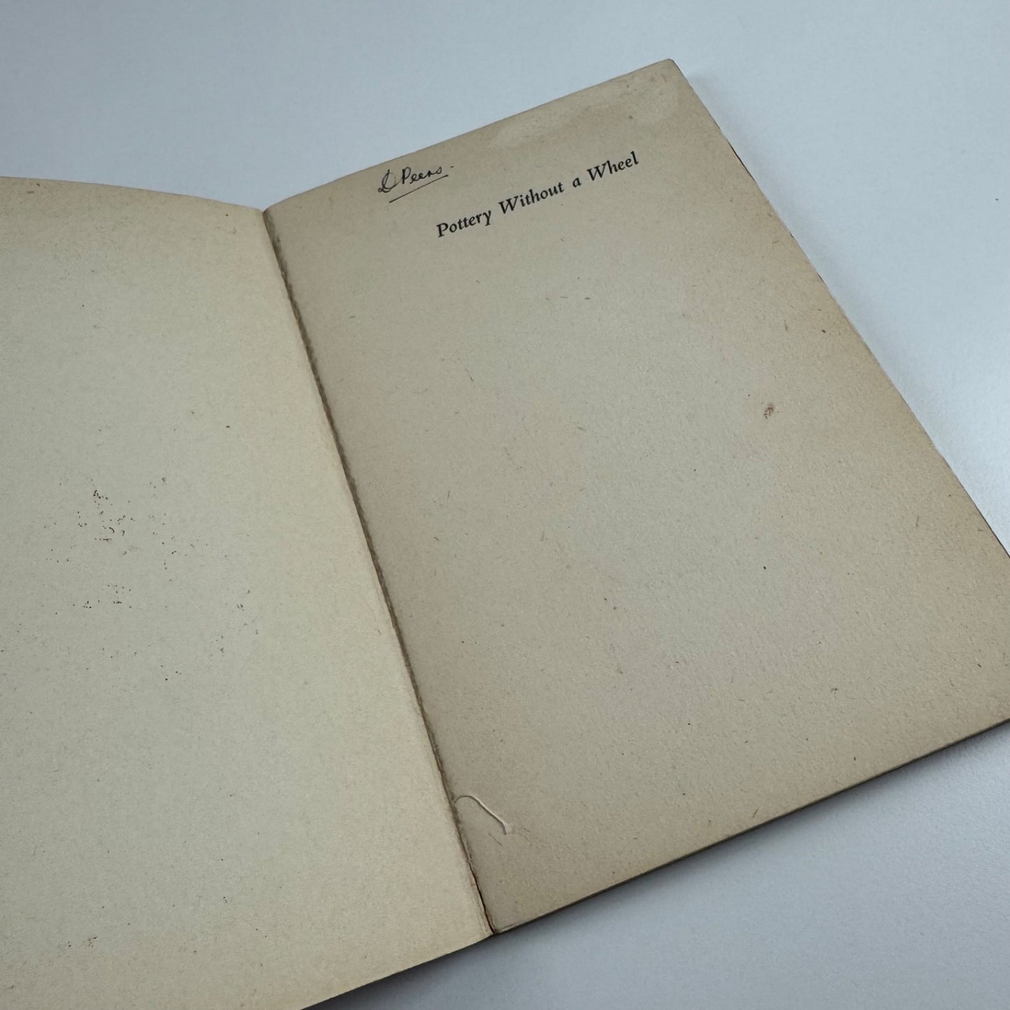 Pottery without a wheel by Keith Tyler | Dryad Press, Leicester, 1952