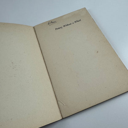 Pottery without a wheel by Keith Tyler | Dryad Press, Leicester, 1952