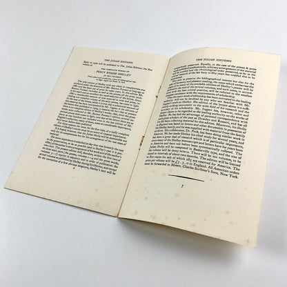 Prospectus of the Julian Editions. Ernest Benn Ltd, London 1925-1926
