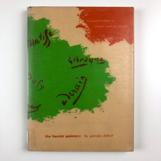 The Fauvist Painters by Georges Duthuit, 1950 | Paul Rand cover design & typography
