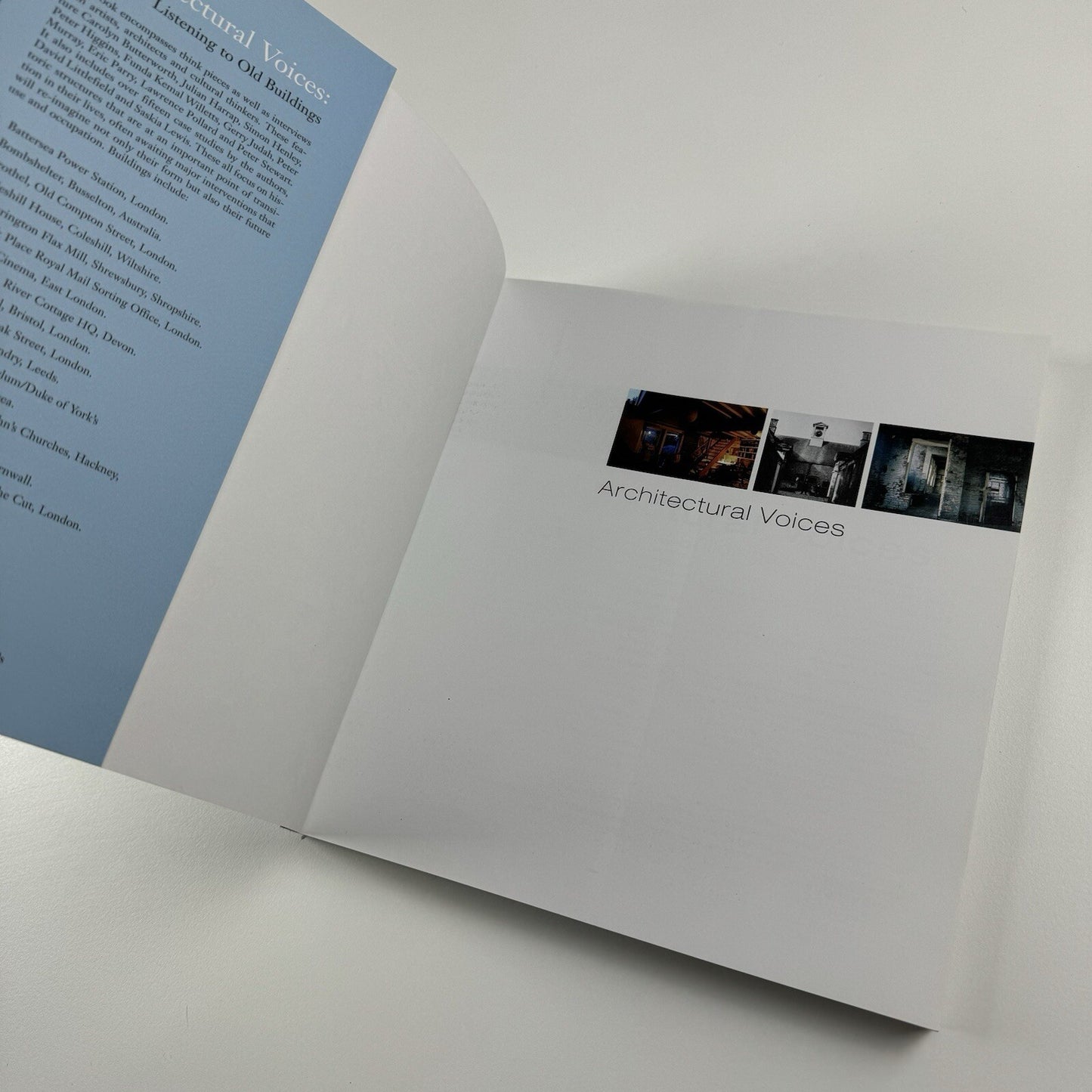 Architectural Voices. Listening to Old Buildings by David Littlefield & Saskia Lewis | John Wiley, 2007